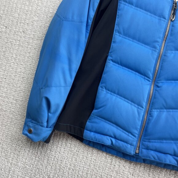 Obermeyer Circuit Down Ski Jacket Women’s Sz 8 Blue Winter Snowboarding Coat ** - Picture 3 of 16